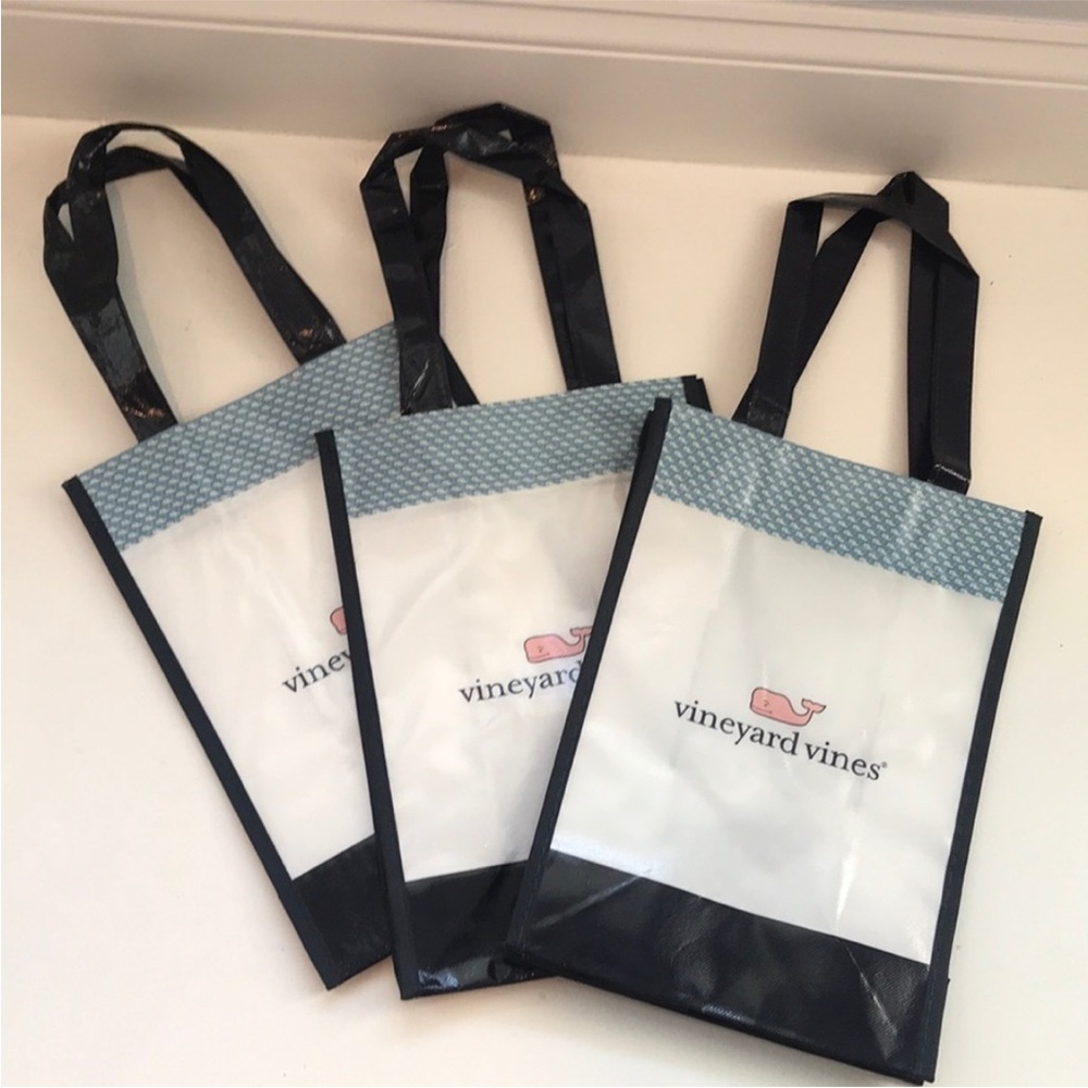 Three Vineyard Vines Reusable Shopping Bags